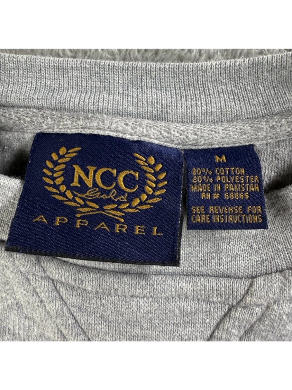 Vintage Auburn Tigers Sweatshirt Mens Medium Gray NCAA Football NCC Gold Apparel - Picture 3 of 16